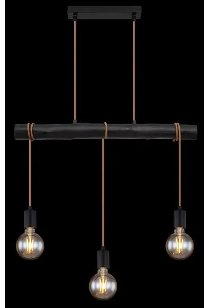 Globo 15539-3HB - Csillár zsinóron GREGOR 3xE27/60W/230V