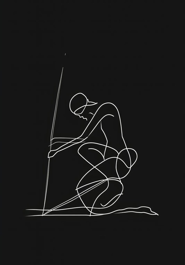 Poszter 70x100cm Vonal