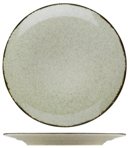 24 darabos étkészlet, bézs/porcelán