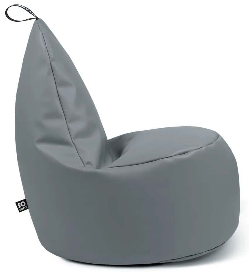 Piros bőrutánzat babzsákfotel Lull L – So Soft?