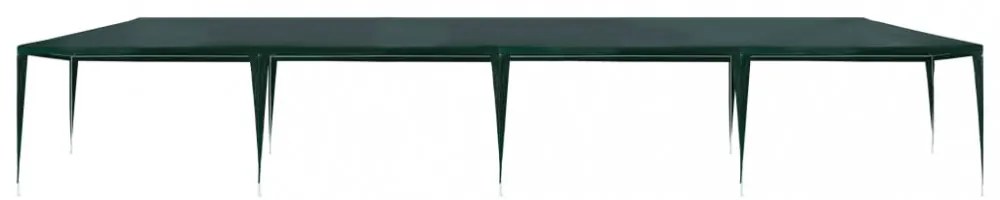 zöld PE rendezvénysátor 3 x 12 m