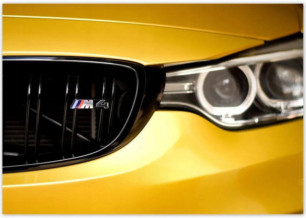 Poszterek 100x70 Sárga Bmw