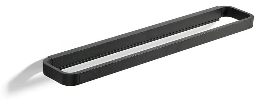 Rim fekete törölközőtartó fogas, szélesség 44 cm - Zone