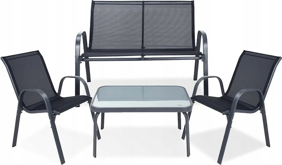 Erkély Bútor terasz kerti 2x szék pad kanapé asztal