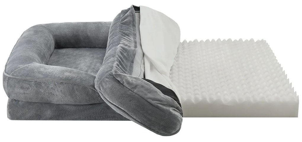 Juskys Sheena XL kutya fekhely 105x82 cm - szürke