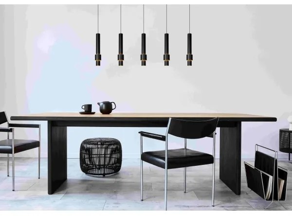 Lucide 24402/30/30 -LED Dimmelhető csillár zsinóron MARGARY 5xLED/4,2W/230V fekete