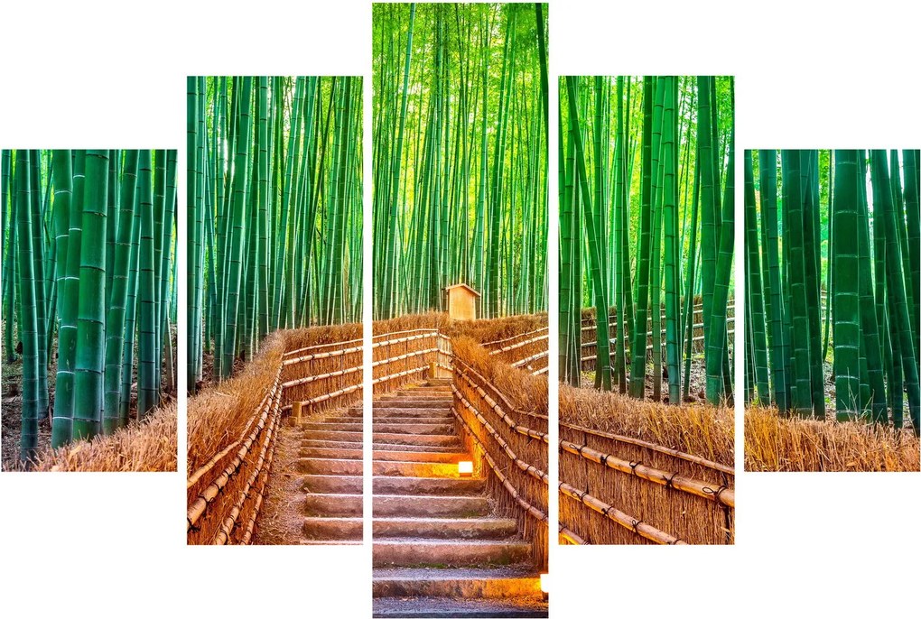 Kép - Japán bambusz erdő (150x105 cm)