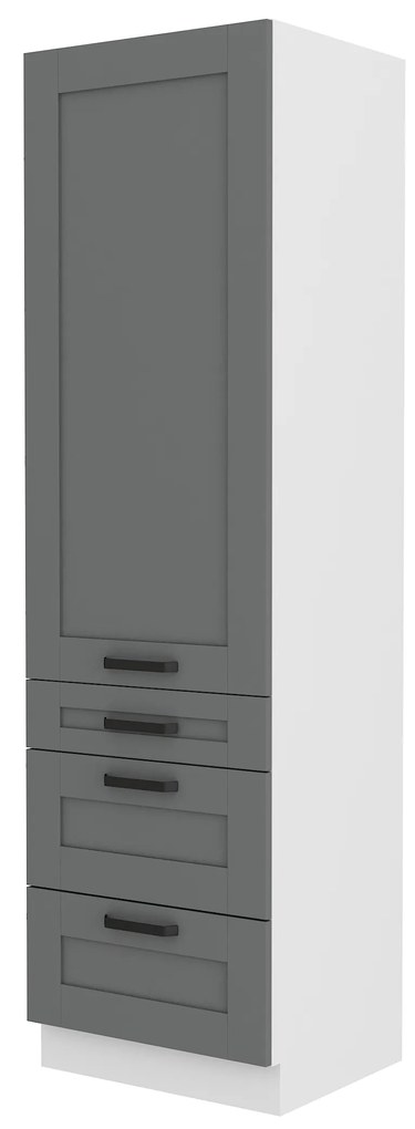 Élelmiszer szekrény Lucid 60 DKS 210 3S 1F (dustgrey + fehér). 1045560