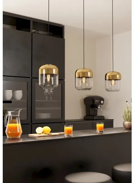 Eglo 900551 - Csillár zsinóron MARYVILLA 3xE27/40W/230V