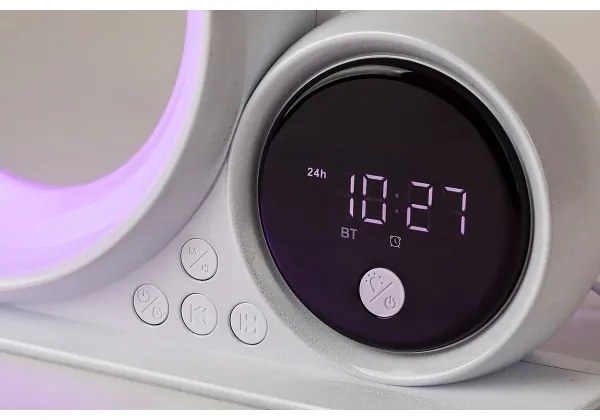 Rabalux 76109 - LED RGB Asztali lámpa hangszóróval WAKEWAY LED/5W/230V