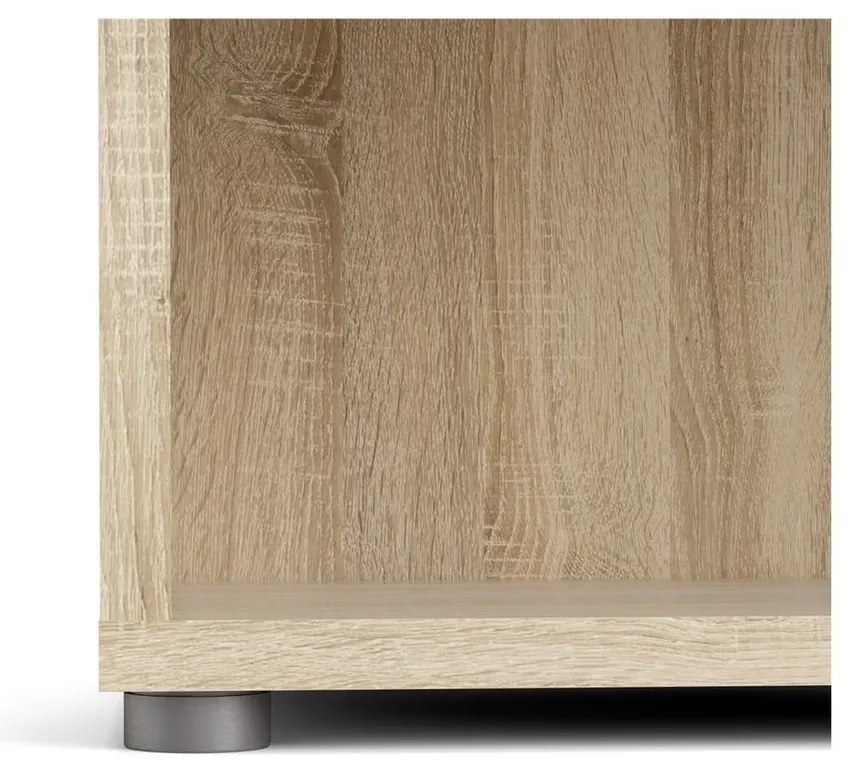 Natúr színű moduláris könyvespolc tölgyfa dekorral 89x189 cm Prima – Tvilum