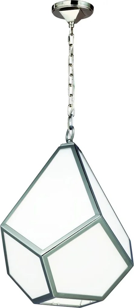 Feiss glamour modern függeszték diamond fehér festett nikkel elsfe-diamond-p-m