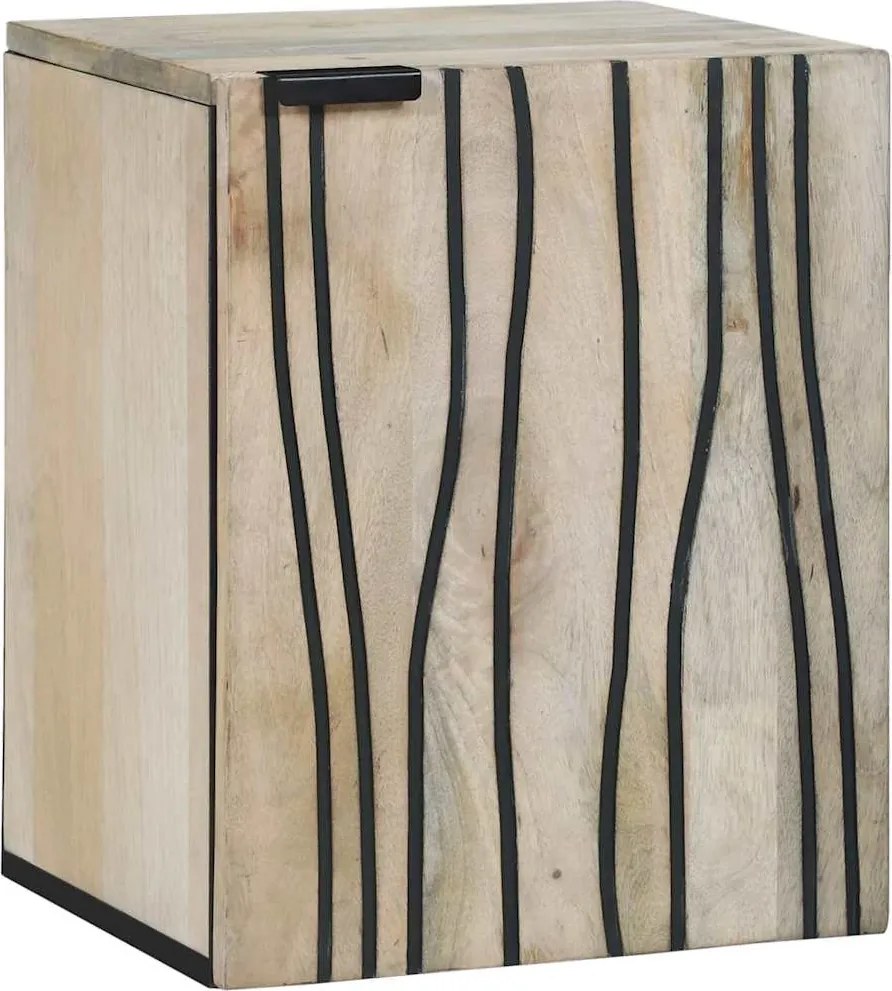 vidaXL Fürdőszobai mosdószekrény Fehér 38 x 33,5 x 48 cm Faanyag