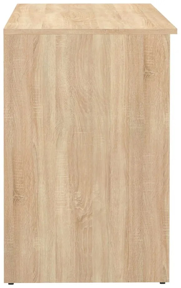 Íróasztal tölgyfa dekoros asztallappal 50x115 cm Oxford – TemaHome