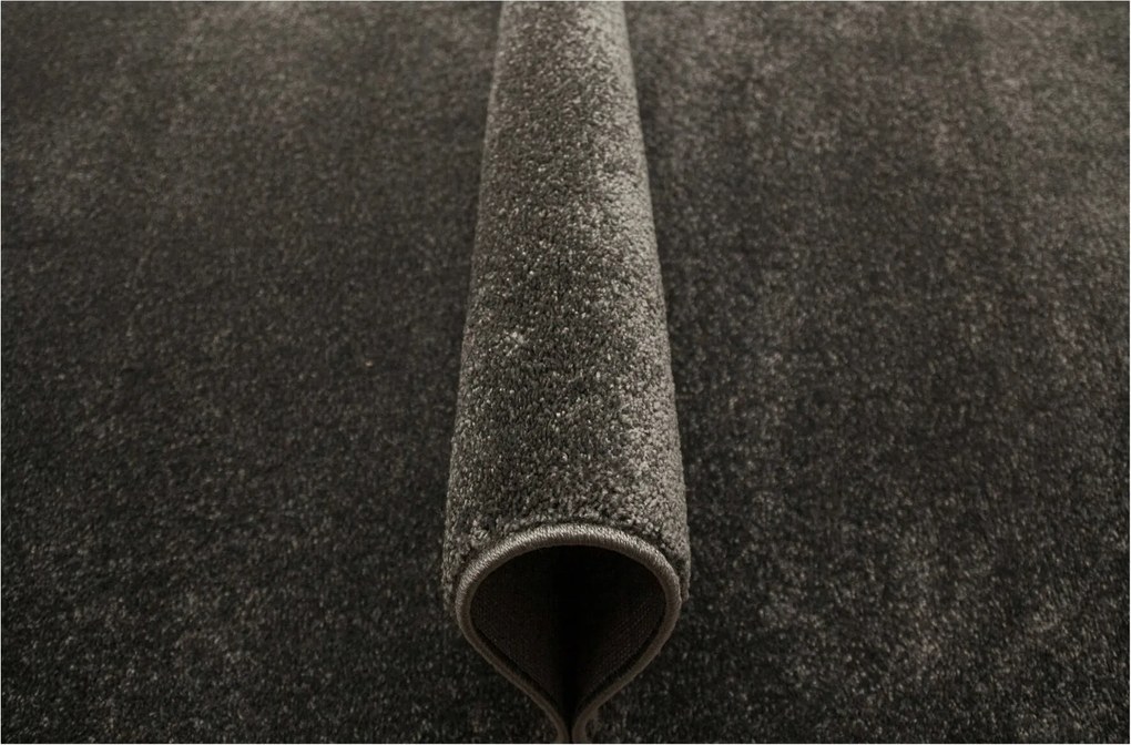 Puha Egyszínű Grafit Szőnyeg Nappaliba Hálószobába Lima 160x230 cm