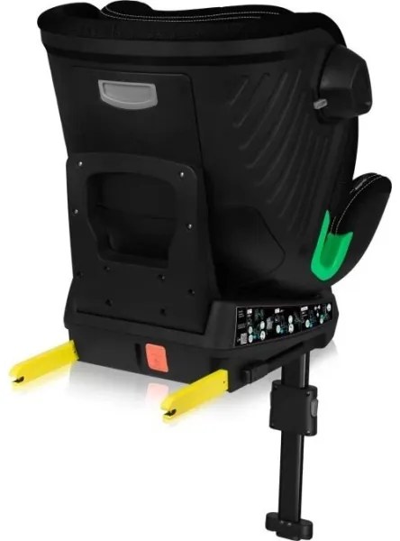 Lionelo HARMONY i-Size 40-150 cm forgatható autósülés alapzattal, fekete