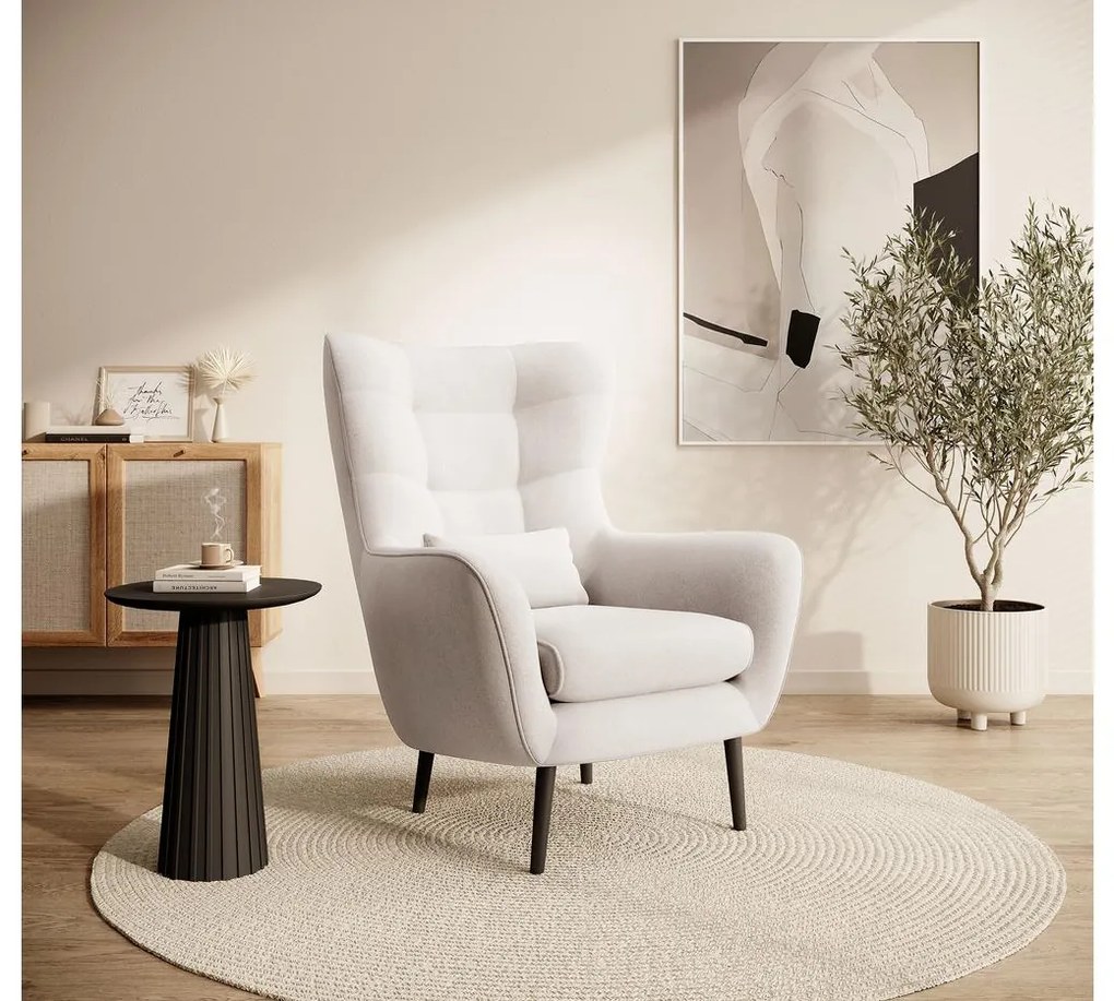 Fotel Veneza 1 (krém + fekete). 1098914