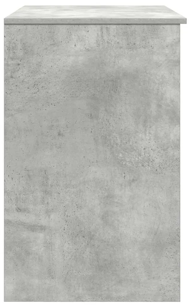 betonszürke forgácslap íróasztal 86x49x76 cm