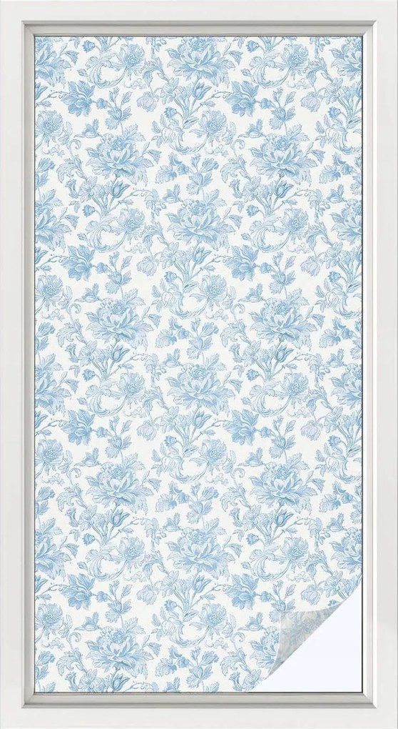 Szélvédőfólia Ablakvédő Adatvédelem Virágmintás 50x100 cm