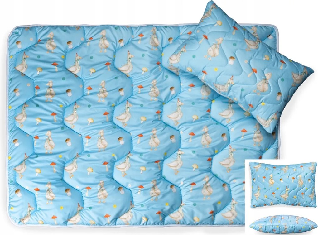 Komplett Paplan Párna 140X200 40X60 CM Gyerekeknek 2IN1 Lengyel Termék