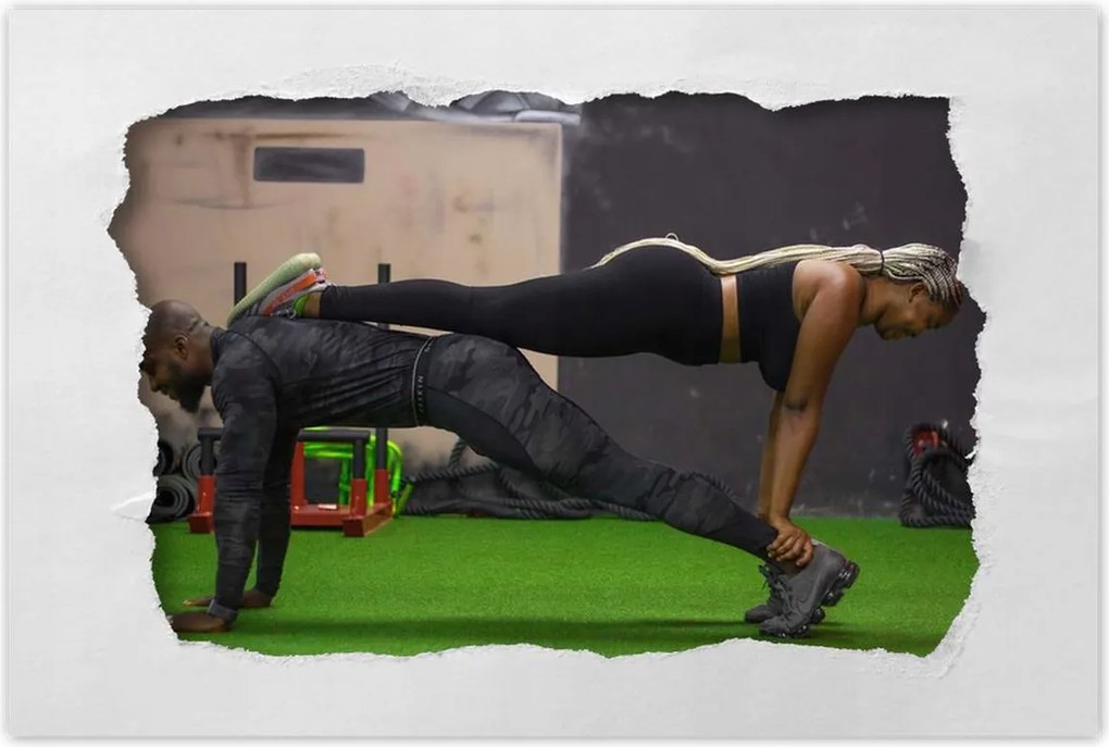 Poszterek 120x80 Edzőterem Edzés Teljesítmény