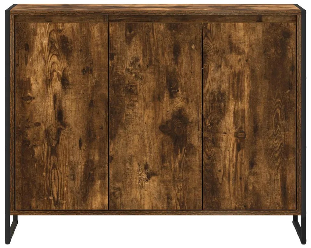 Oldalsó szekrény Füstös tölgy 96,5 x 30 x 75 cm Faanyag