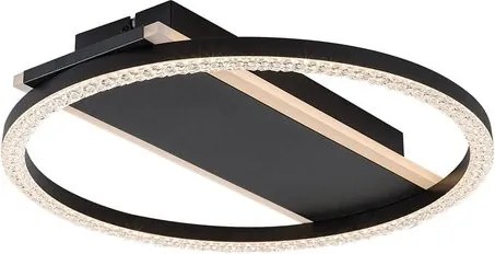 RÁBALUX 71369 KERSTIN Modern LED Mennyezeti Lámpa Fekete IP20