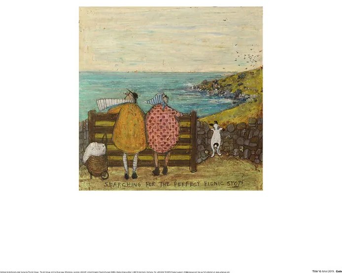 Művészeti nyomat Sam Toft - Searching For The Perfect Picnic Spot