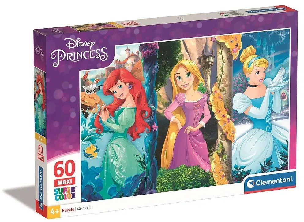 Disney Hercegnők 60 db-os maxi puzzle Clementoni