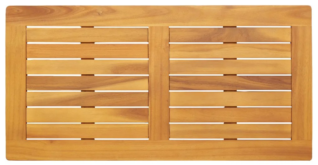 Asztallap 90x45x2,2 cm Négyszögletes Tömör Fa Akác