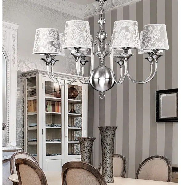 Jupiter 1610 - BM 8 CH -Csillár BATUMI 8xE27/60W