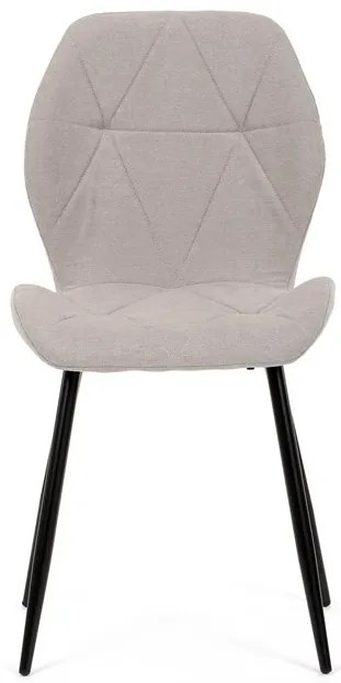 Étkezőszék barna szövettel.