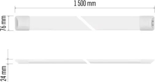 LED fénycsöves lámpatest MINO LED/50W/230V 4000K 150 cm