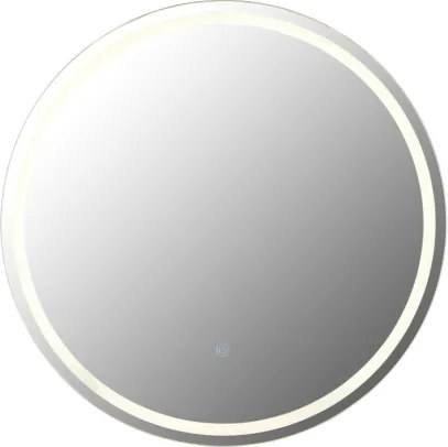 Globo 84034 Tükör, szatírozott üveg, műanyag, érintéses be/ki kapcsolás, dimmelhető, fokozatmentes érintéses dimmer, memória funkció, ø: 750mm, Mélység: 24mm, tartozék: LED 16W 230V, 230-1315lm forrás, 120-970lm kimenet, 4000K