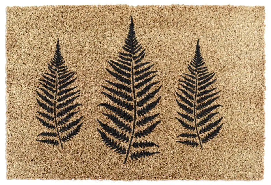 Kókuszrost lábtörlő 40x60 cm Fern Leaf – Artsy Doormats