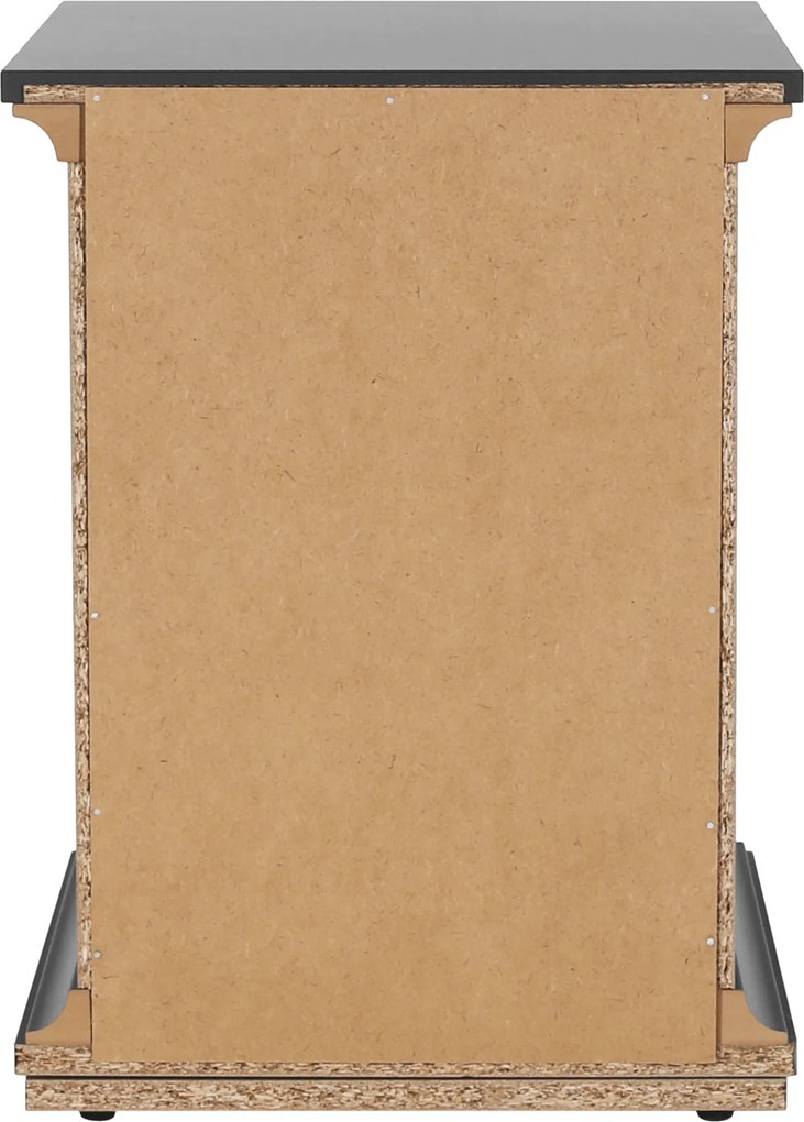 Éjeliszekrény, szürke, PARIS 70302