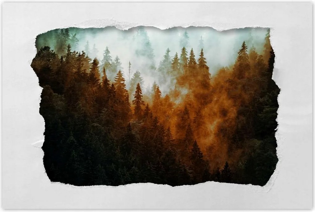 Poszterek 120x80 Őszi táj Hegyek