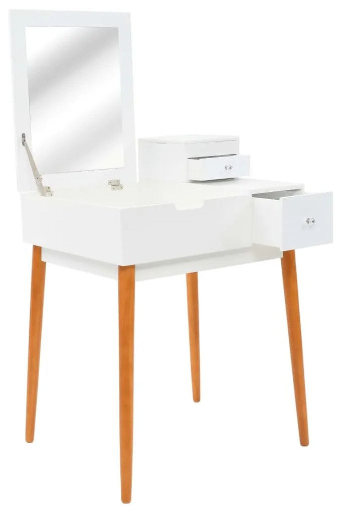 MDF öltözőasztal tükörrel 60 x 50 x 86 cm