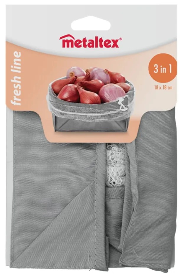 Összecsukható élelmiszer tároló, 18 x 18 cm - Metaltex