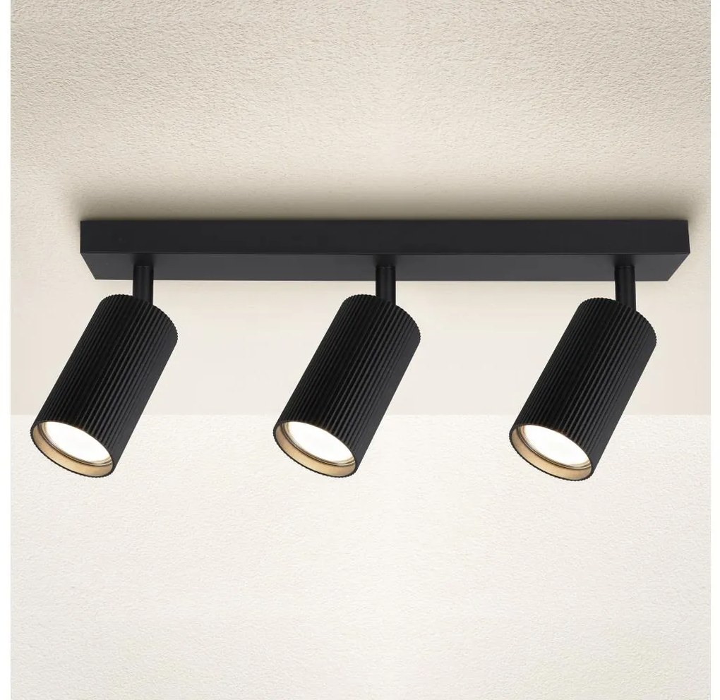 Brilagi - SELE MODERN 3xGU10/30W/230V fekete spotlámpa