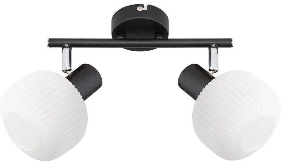 Prezent 27520 - spotlámpa ARYA 2xE14/40W/230V fekete/fehér