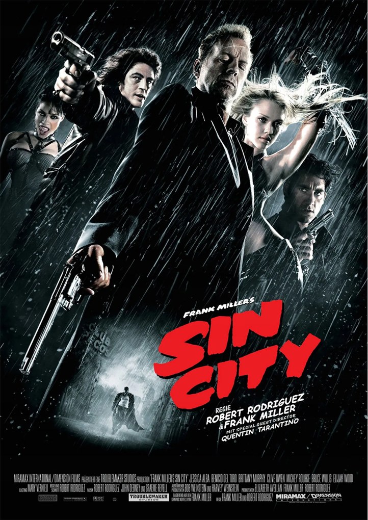 Poszter Sin City Frank Miller Robert Rodriguez