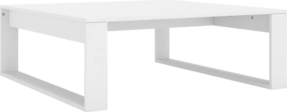 vidaXL fehér szerelt fa dohányzóasztal 100 x 100 x 35 cm