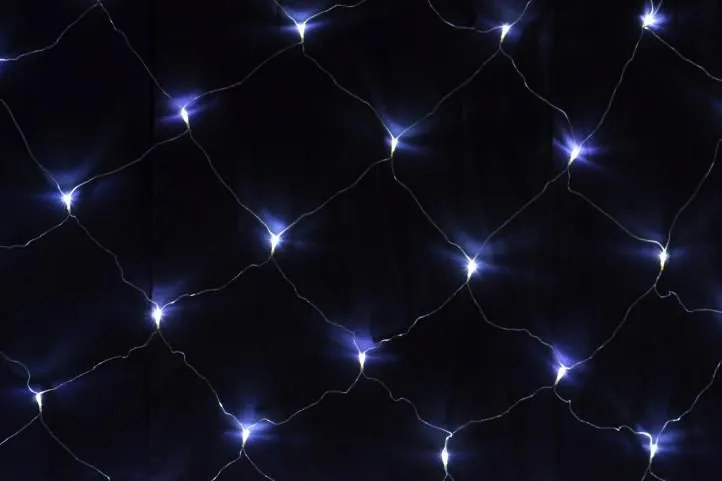 NEXOS Karácsonyi LED fényháló 3 x 3 m 128 LED hideg fehér