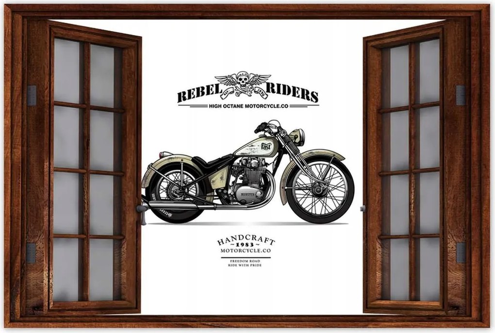 Poszterek 120x80 Motorkerékpár Antik Vintage