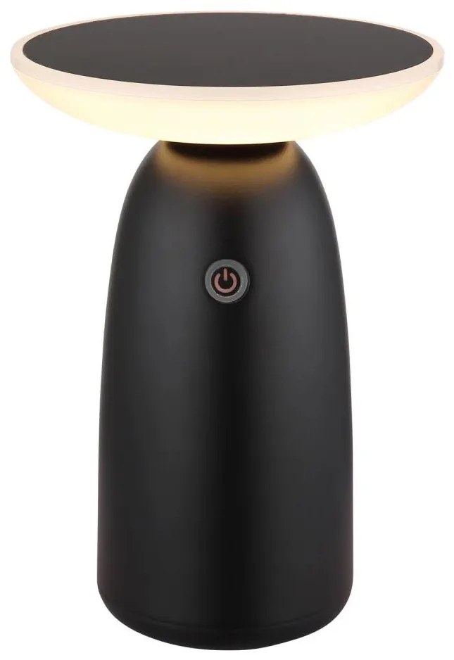 Globo Globo 36625S - LED Dimmelhető napelemes érintős lámpa LED/10W/3,7V IP54 fekete GL8137