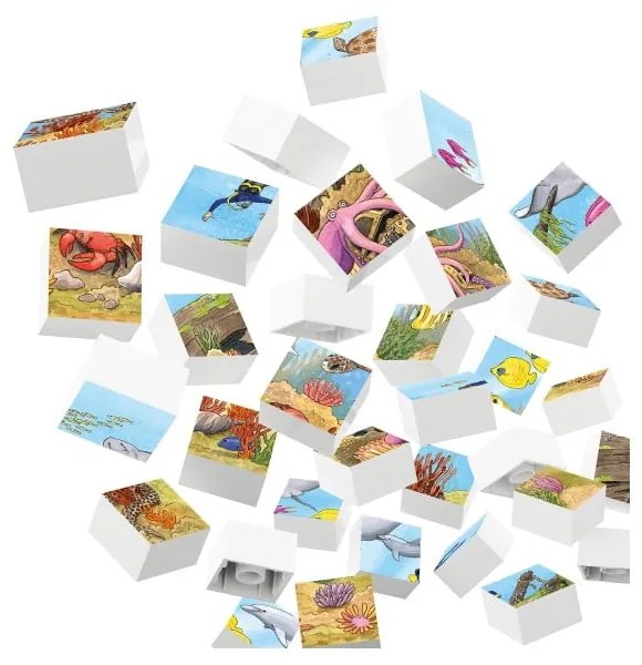 Vízalatti világ puzzle gyerekeknek - Hubelino