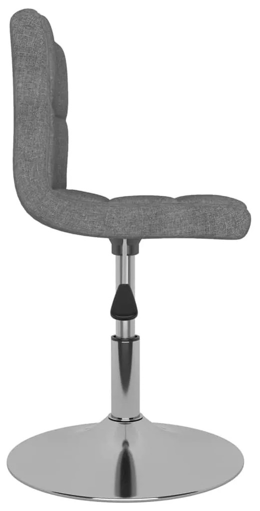 világosszürke szövet forgó étkezőszék