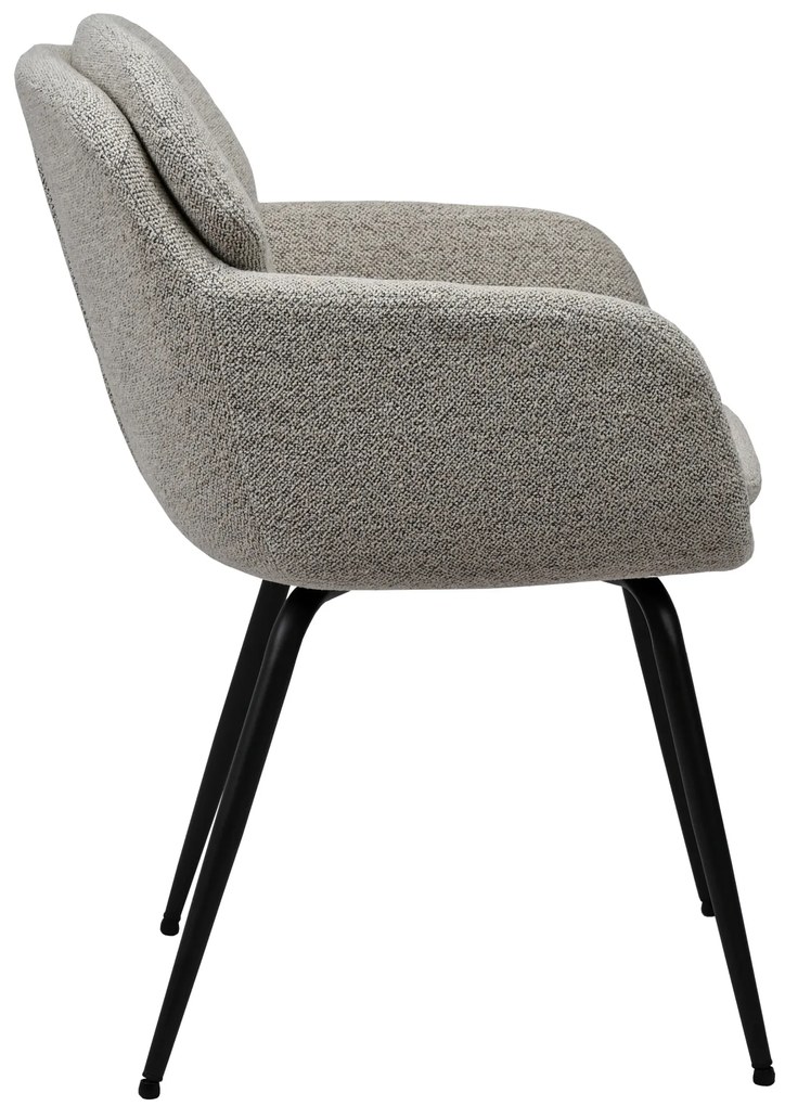 MAZZONI EXPORT GEORGIA Beige Latte (Monza 60 szövet) - MODERN KÁRPITOZOTT BOUCLÉ SZÉK NAPPALIBA/ÉTKEZŐBE/LOFT IRODÁBA