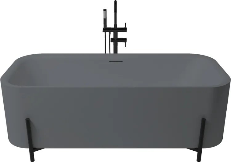 Aura szabadonálló kád_75x170_Antracita Mate